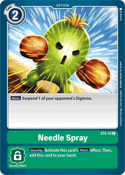 Needle Spray, Starter Deck 04: Giga Green ST4-15 C