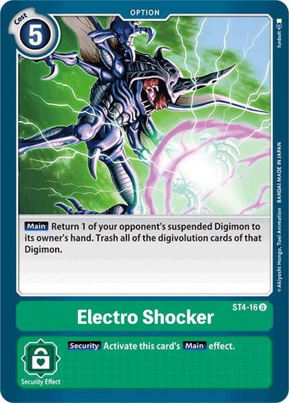 Electro Shocker, Starter Deck 04: Giga Green ST4-16 U