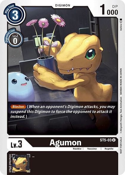 Agumon (Official Tournament Pack Vol.3), Starter Deck 05: Machine Black ST5-03 U