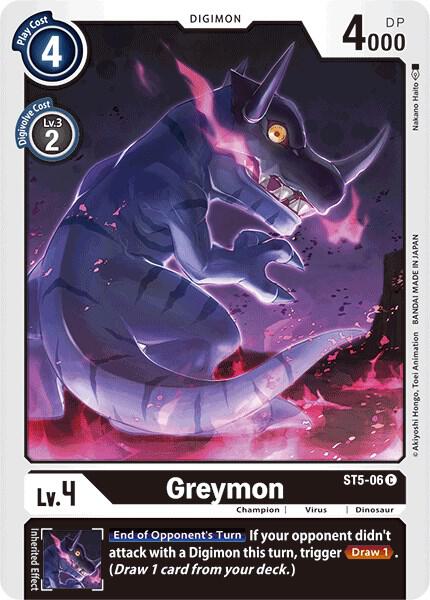 Greymon, Starter Deck 05: Machine Black ST5-06 C