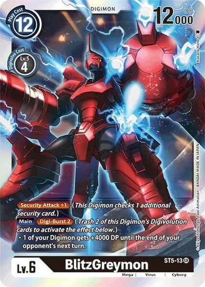 BlitzGreymon, Starter Deck 05: Machine Black ST5-13 SR