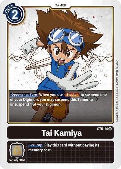 Tai Kamiya, Starter Deck 05: Machine Black ST5-14 R