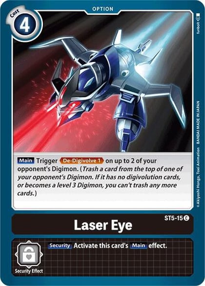 Laser Eye, Starter Deck 05: Machine Black ST5-15 C