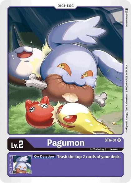 Pagumon, Starter Deck 06: Venomous Violet ST6-01 U