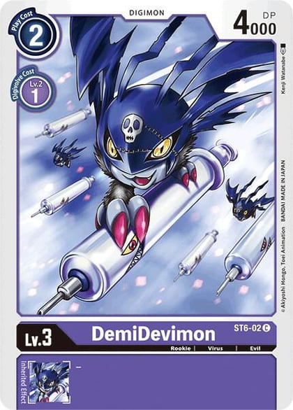 DemiDevimon, Starter Deck 06: Venomous Violet ST6-02 C