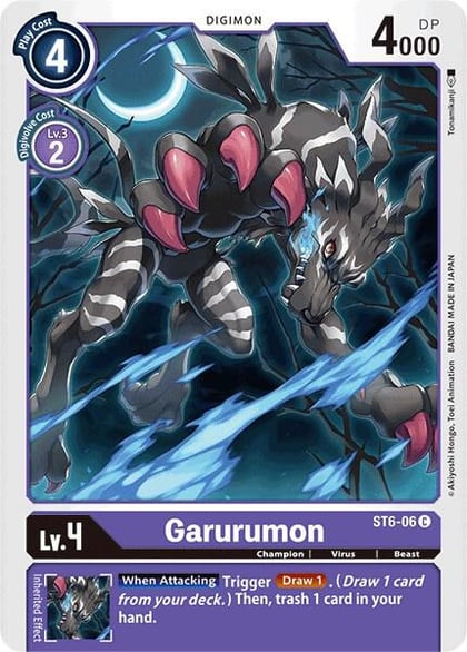Garurumon, Starter Deck 06: Venomous Violet ST6-06 C