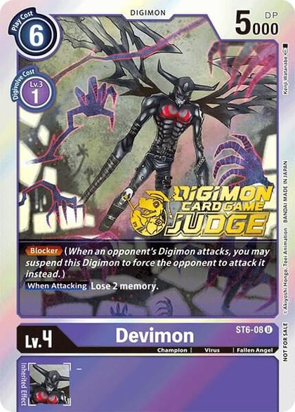 Devimon (Judge Pack 1), Starter Deck 06: Venomous Violet ST6-08 U