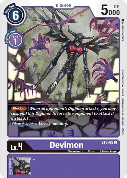 Devimon, Starter Deck 06: Venomous Violet ST6-08 U