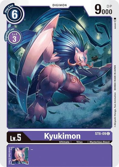 Kyukimon, Starter Deck 06: Venomous Violet ST6-09 C