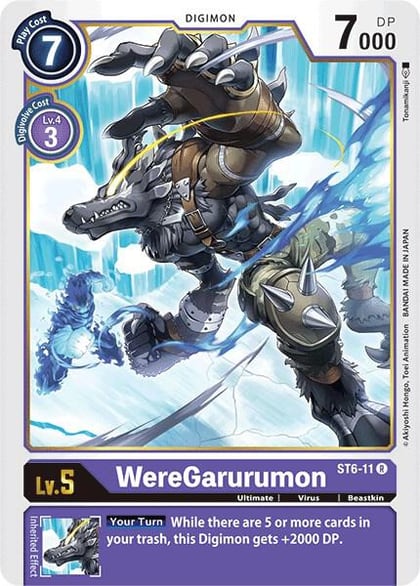 WereGarurumon, Starter Deck 06: Venomous Violet ST6-11 R