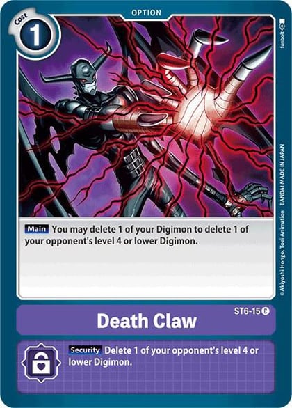 Death Claw, Starter Deck 06: Venomous Violet ST6-15 C