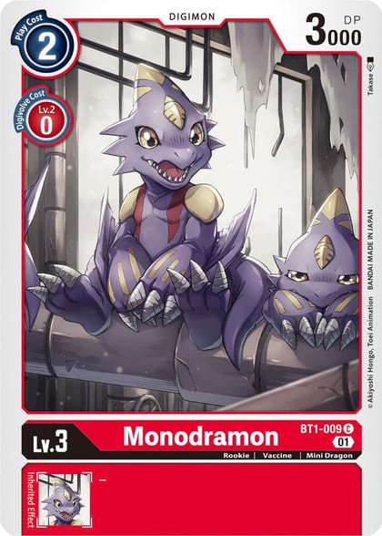 Monodramon - BT1-009 (Alternate Art), Starter Deck 07: Gallantmon BT1-009 C