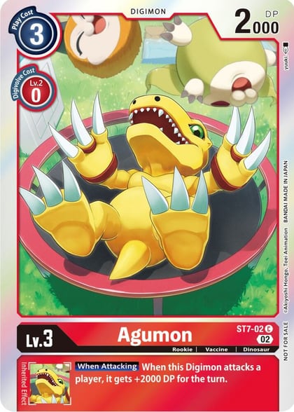Agumon (Official Tournament Pack Vol.8), Starter Deck 07: Gallantmon ST7-02 C
