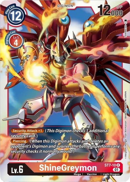ShineGreymon, Starter Deck 07: Gallantmon ST7-10 R