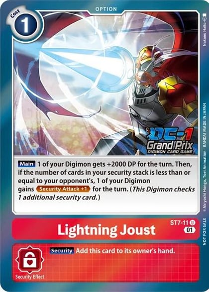 Lightning Joust (DC-1 2022 Stamped), Starter Deck 07: Gallantmon ST7-11 U