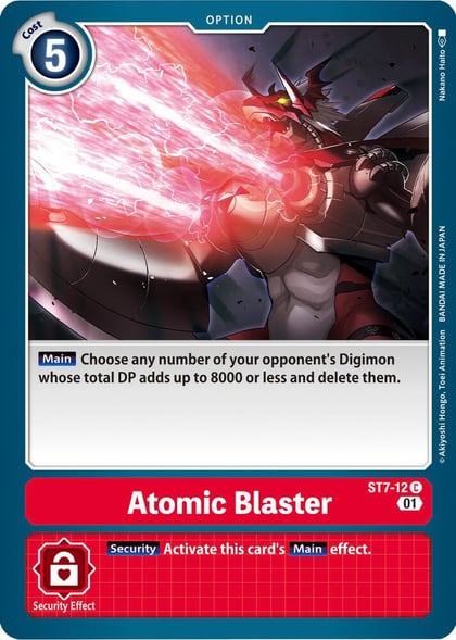 Atomic Blaster, Starter Deck 07: Gallantmon ST7-12 C