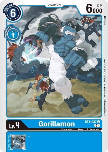 Gorillamon - BT1-037 (Alternate Art), Starter Deck 08: Ulforce Veedramon BT1-037 C