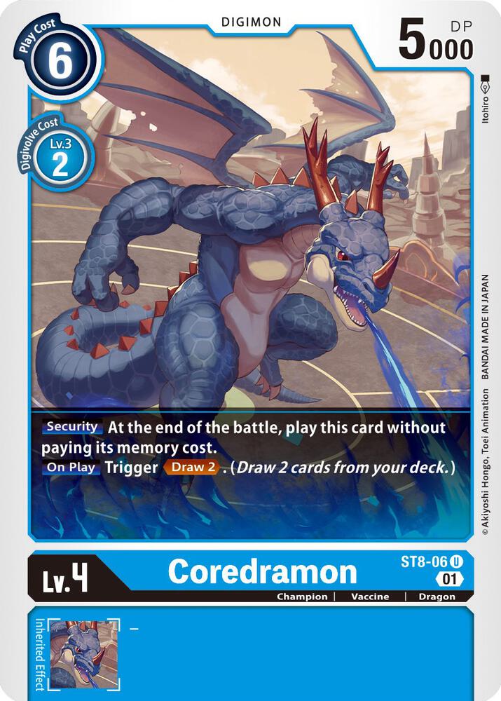 Coredramon, Starter Deck 08: Ulforce Veedramon ST8-06 U