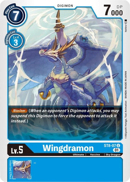 Wingdramon, Starter Deck 08: Ulforce Veedramon ST8-07 U