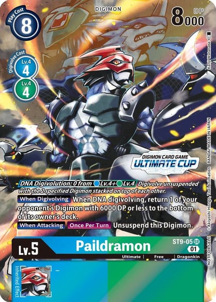 Paildramon - ST9-05 (Ultimate Cup 2022), Starter Deck 09: Ultimate Ancient Dragon ST9-05 SR