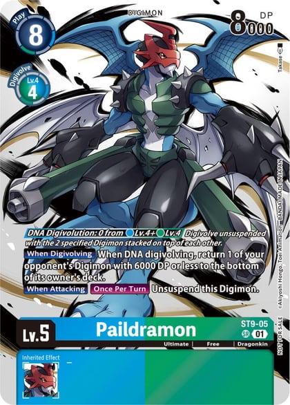 Paildramon (Tamer Party Pack -The Beginning-), Starter Deck 09: Ultimate Ancient Dragon ST9-05 SR