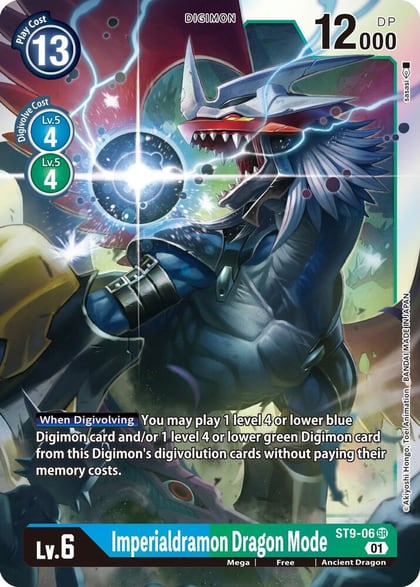 Imperialdramon Dragon Mode, Starter Deck 09: Ultimate Ancient Dragon ST9-06 SR