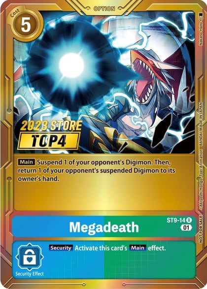 Megadeath (2023 Store Top 4), Starter Deck 09: Ultimate Ancient Dragon ST9-14 R