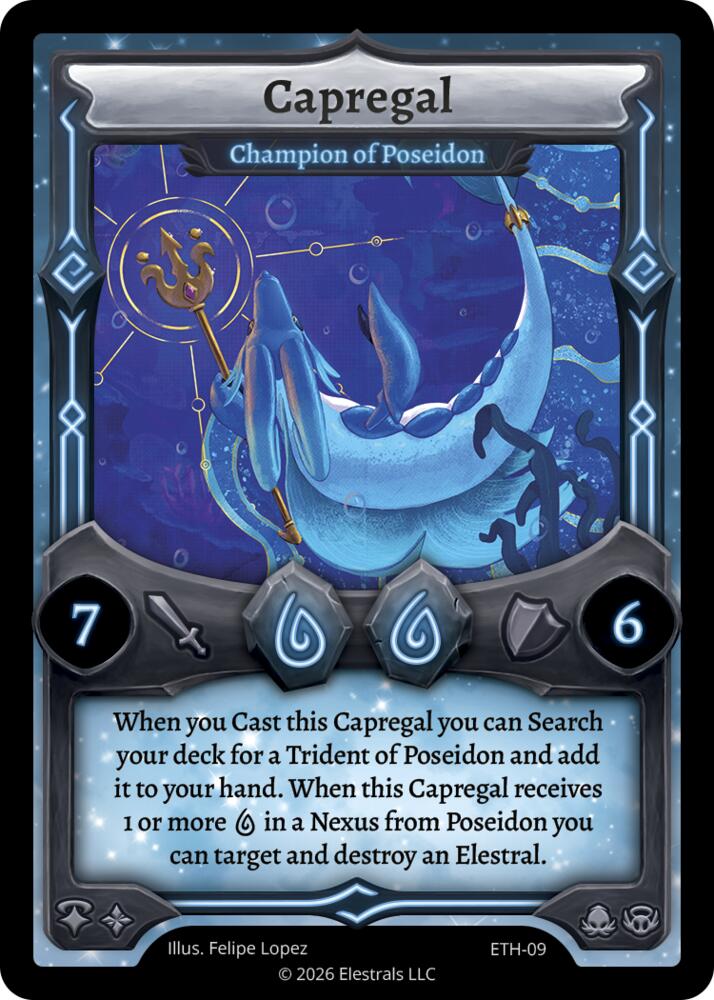 Capregal - Champion of Poseidon, Shattered Stars - Ethereal ETH-09