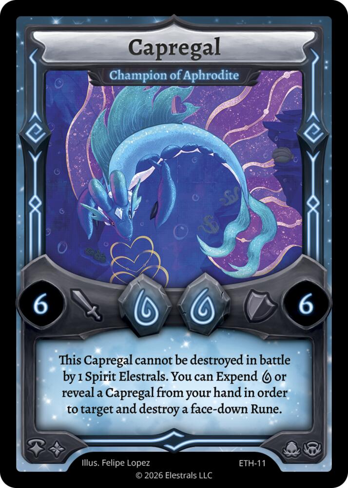 Capregal - Champion of Aphrodite, Shattered Stars - Ethereal ETH-11