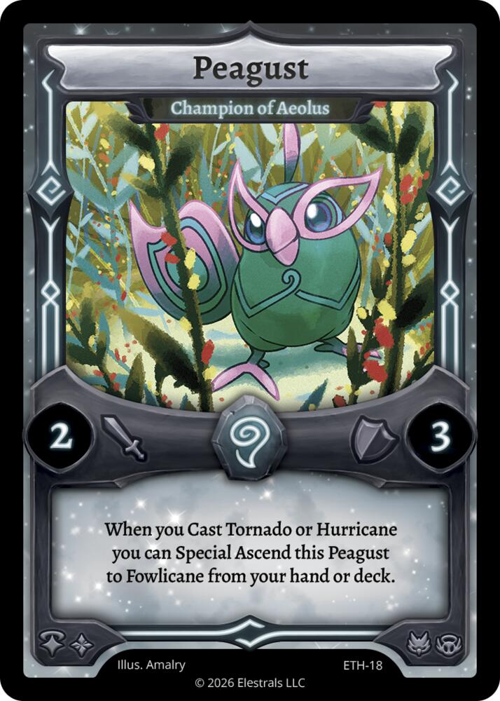 Peagust - Champion of Aeolus, Shattered Stars - Ethereal ETH-18