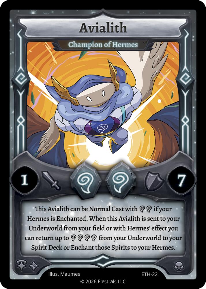 Avialith - Champion of Hermes, Shattered Stars - Ethereal ETH-22
