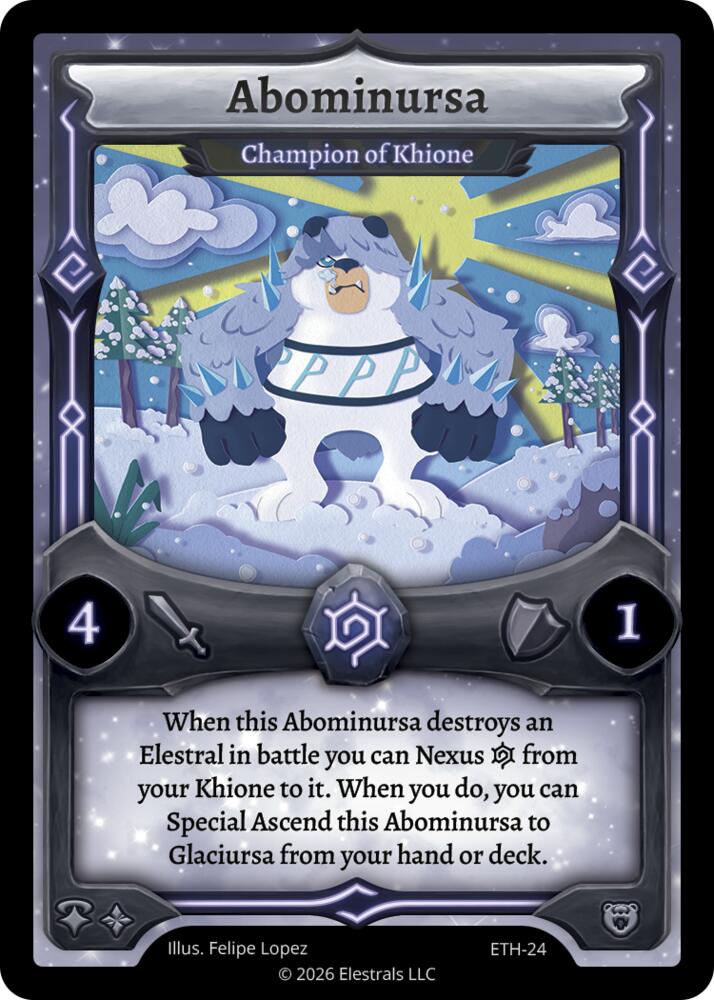 Abominursa - Champion of Khione, Shattered Stars - Ethereal ETH-24