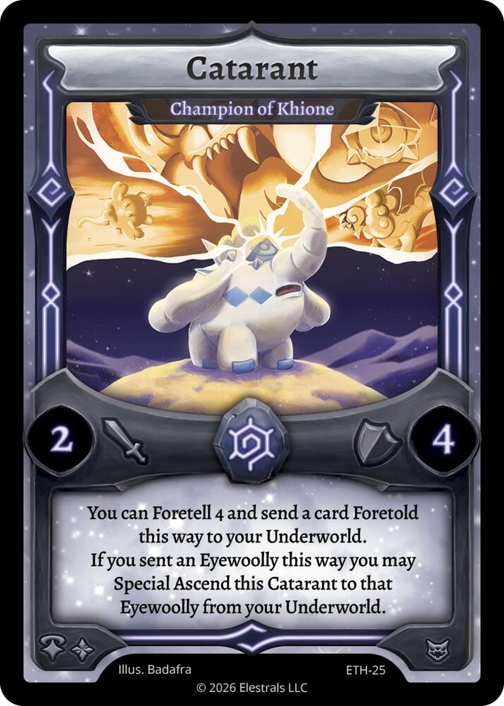 Catarant - Champion of Khione, Shattered Stars - Ethereal ETH-25