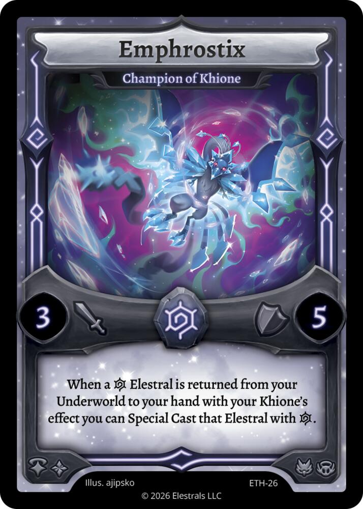 Emphrostix - Champion of Khione, Shattered Stars - Ethereal ETH-26