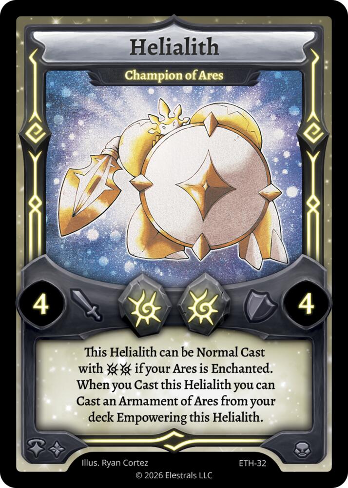 Helialith - Champion of Ares, Shattered Stars - Ethereal ETH-32