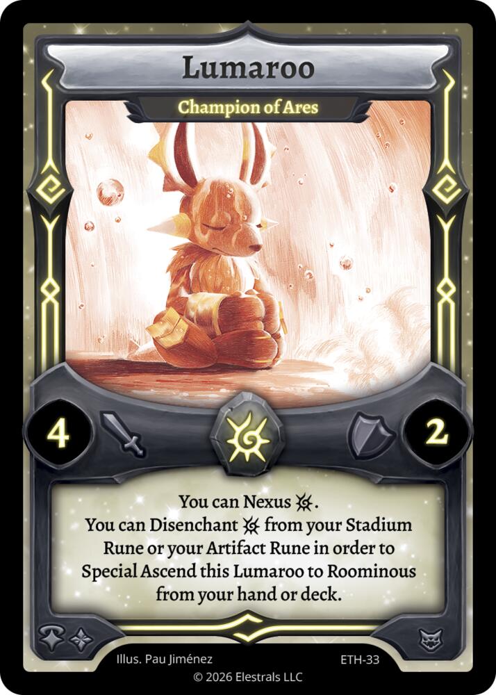 Lumaroo - Champion of Ares, Shattered Stars - Ethereal ETH-33