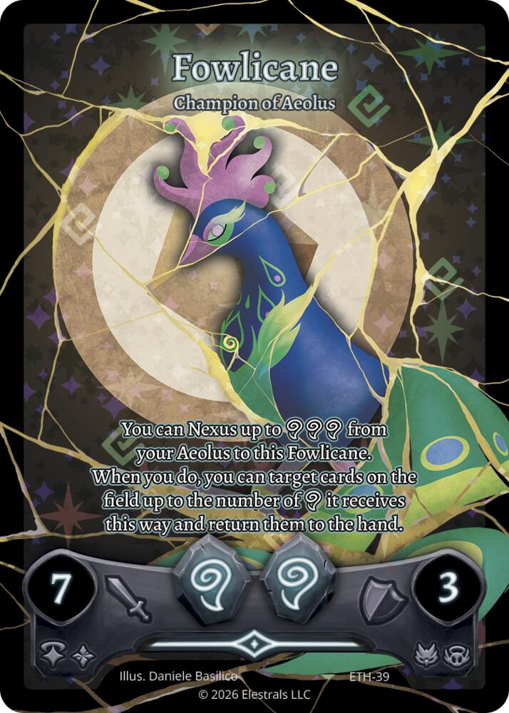 Fowlicane - Champion of Aeolus, Shattered Stars - Ethereal ETH-39