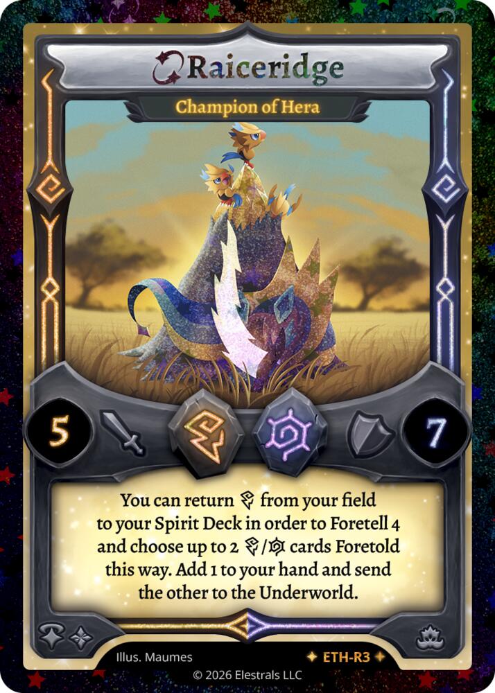Raiceridge - Champion of Hera (Stellar), Shattered Stars - Ethereal ETH-R3