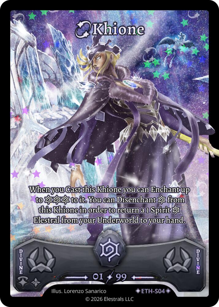 Khione (Serialized), Shattered Stars - Ethereal ETH-S04