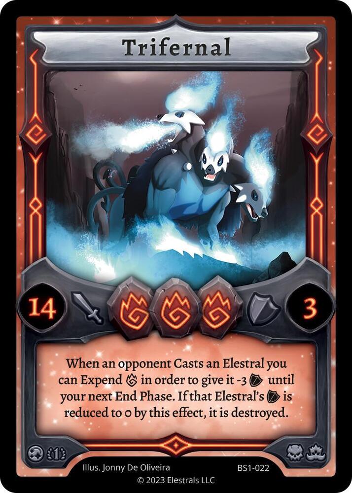Trifernal, Base Set [First Edition] BS1-022
