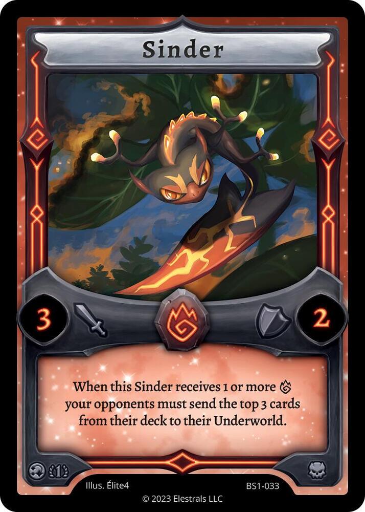 Sinder, Base Set [First Edition] BS1-033