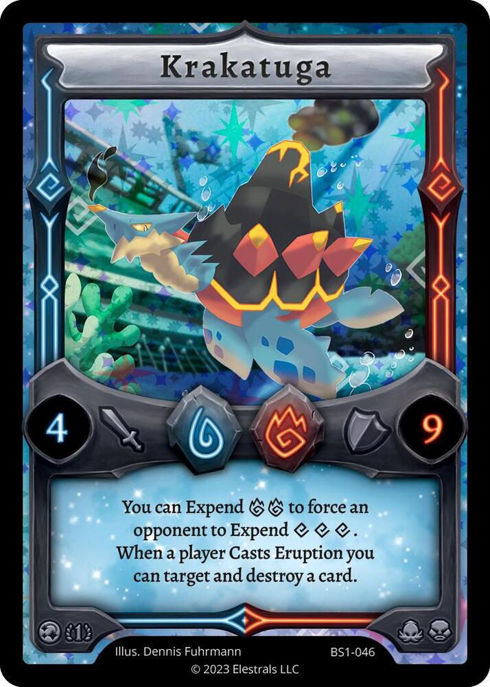 Krakatuga, Base Set [First Edition] BS1-046