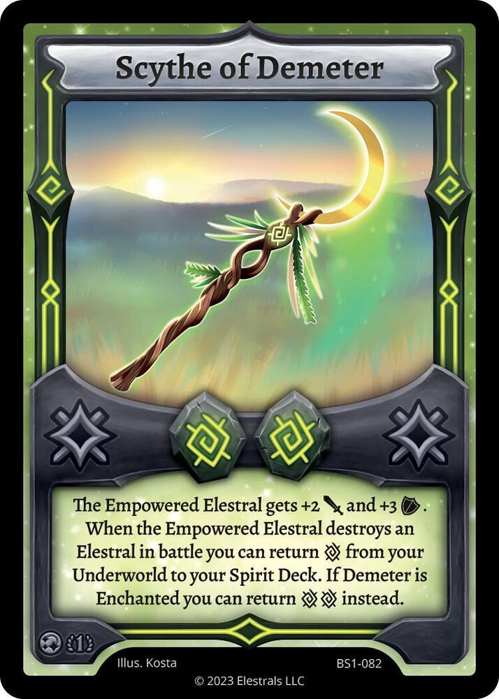 Scythe of Demeter, Base Set [First Edition] BS1-082