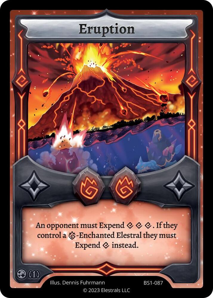 Eruption, Base Set [First Edition] BS1-087