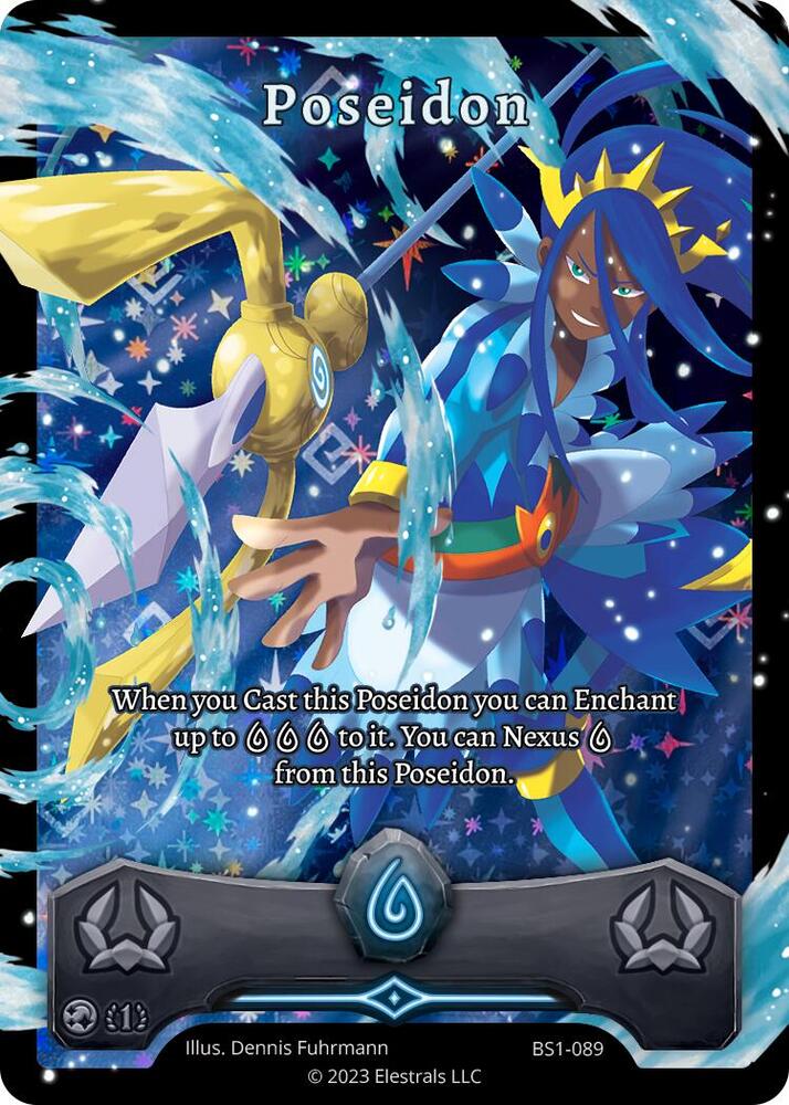 Poseidon, Base Set [First Edition] BS1-089