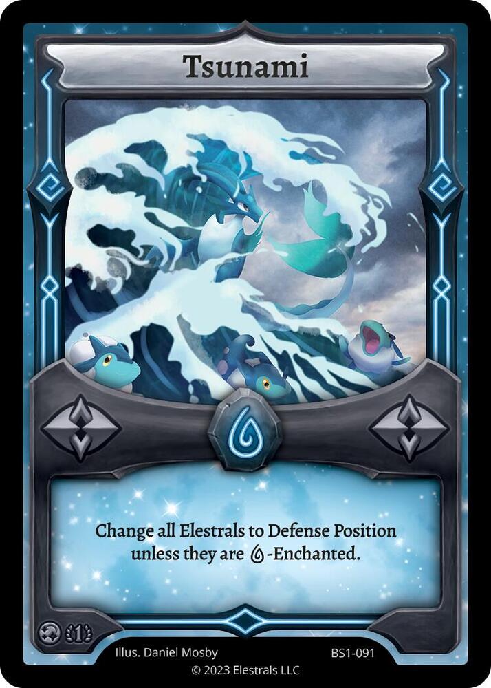 Tsunami, Base Set [First Edition] BS1-091