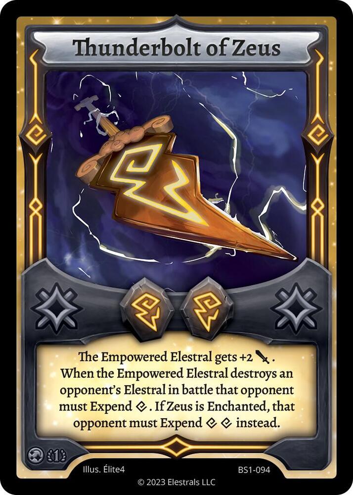 Thunderbolt of Zeus, Base Set [First Edition] BS1-094