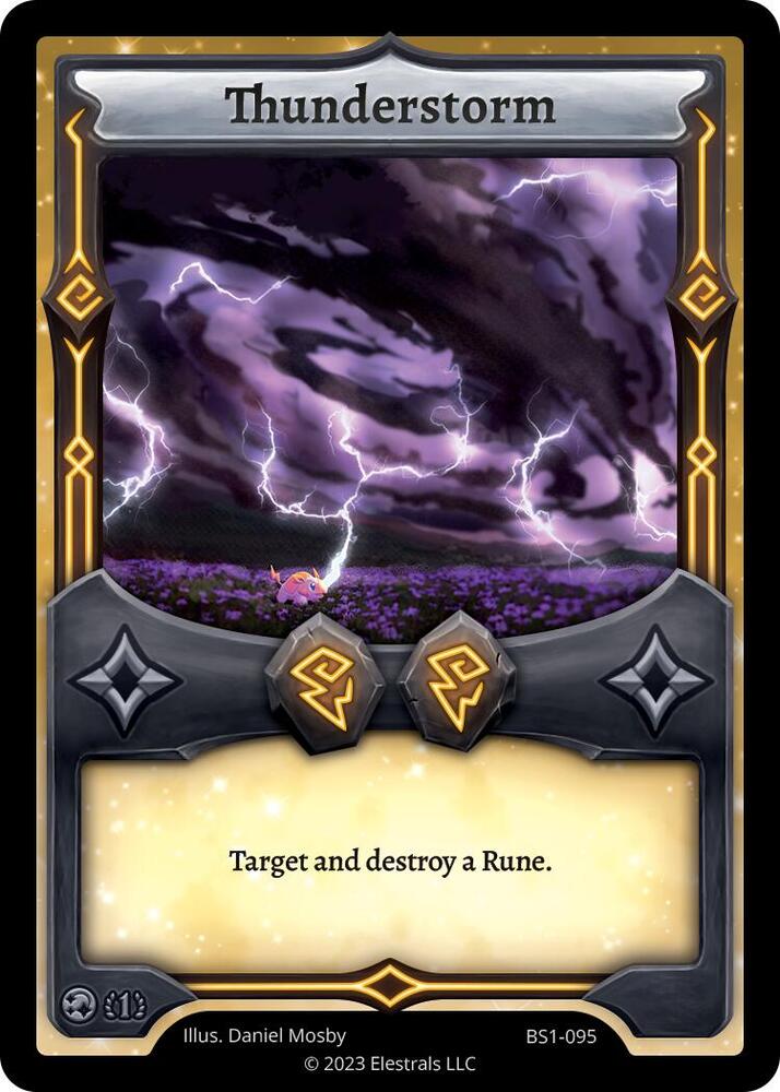 Thunderstorm, Base Set [First Edition] BS1-095