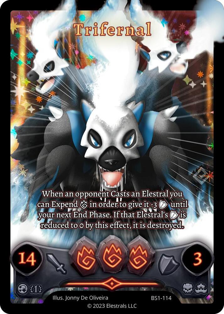 Trifernal (Full Art), Base Set [First Edition] BS1-114