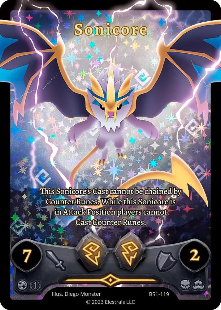 Sonicore (Full Art), Base Set [First Edition] BS1-119